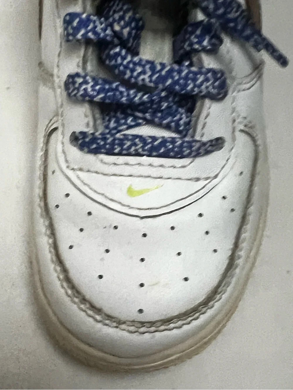 Nike Air Force 1 Low Leather Toddler Sneakers Sz 9C White Athletic Casual Shoes